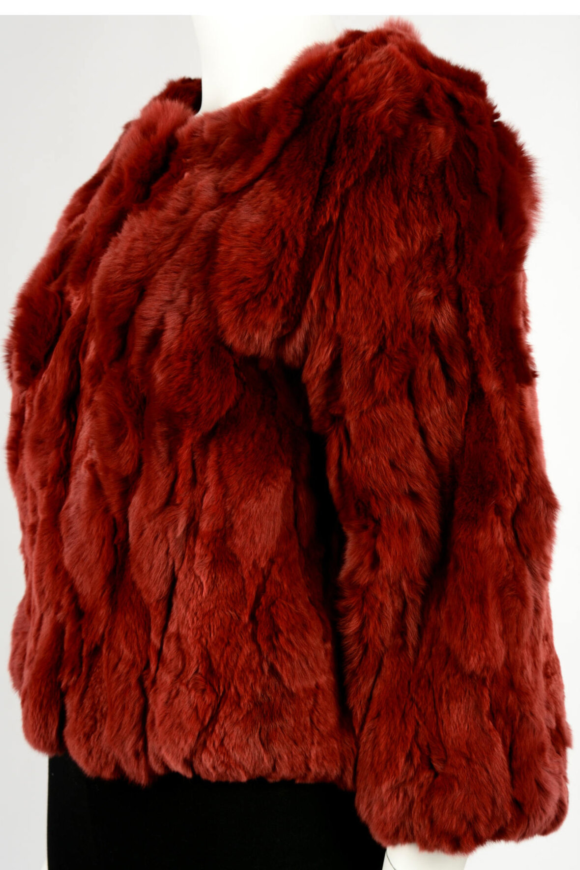 Markeret suspendere Bemærkelsesværdig Furst Short Rex Fur Jacket, pels jakke, 30349 - Hos Lohse