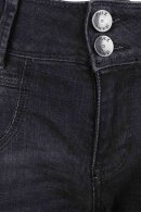 Pulz - Stacia Curved Skinny Jeans Sort