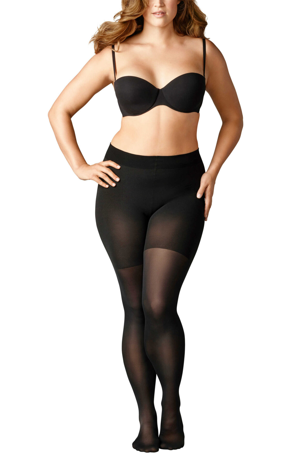 budget finansiere tema Falke Beauty Plus 50 Strømpebuks Plus size sort - Hos Lohse