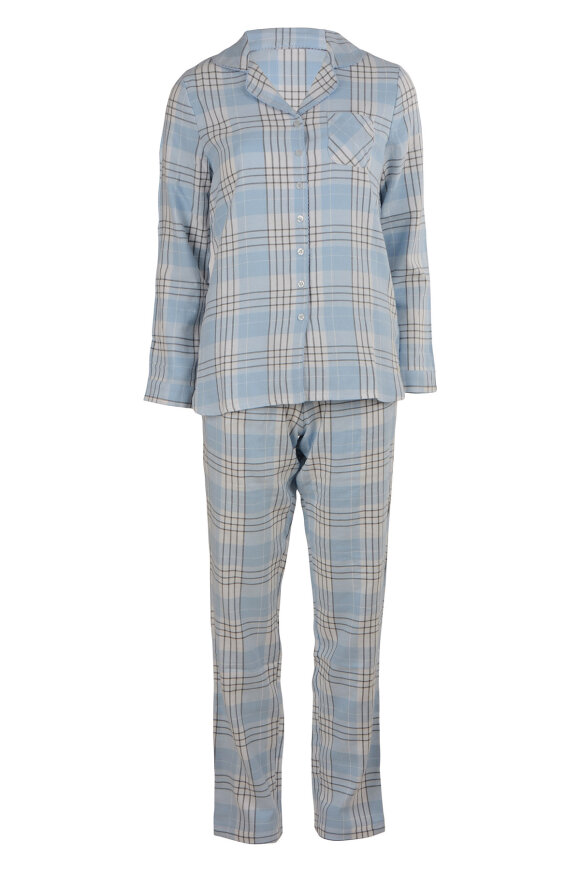 Pastunette - Pyjamas Flonnel Lyseblå