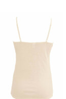 Femilet - Juliana Chemise Top - Spaghetti - Merino Uld - Off White