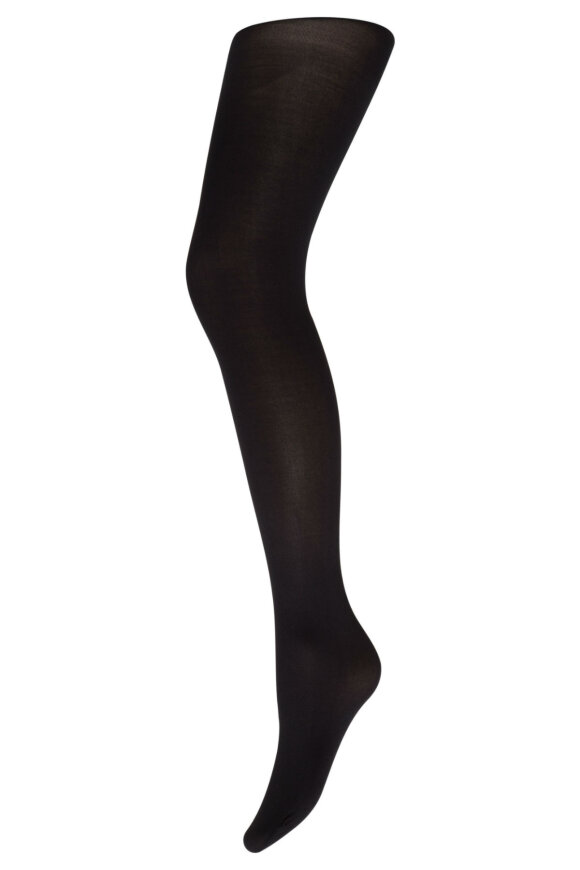 Decoy - Microfiber Tights Strømpebukser 40 Den Sort