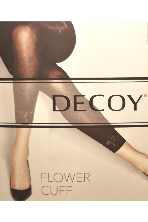 Decoy - Flower Cuff Leggings 60D Sort