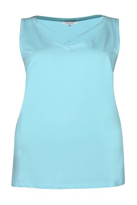 ZHENZI - Kant Sommertop Turkis ZHENZI - Kant Sommertop Turkis