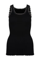 SoyaConcept - SC-Sarona 1 Top - Ribstrikket & Blonde - Sort