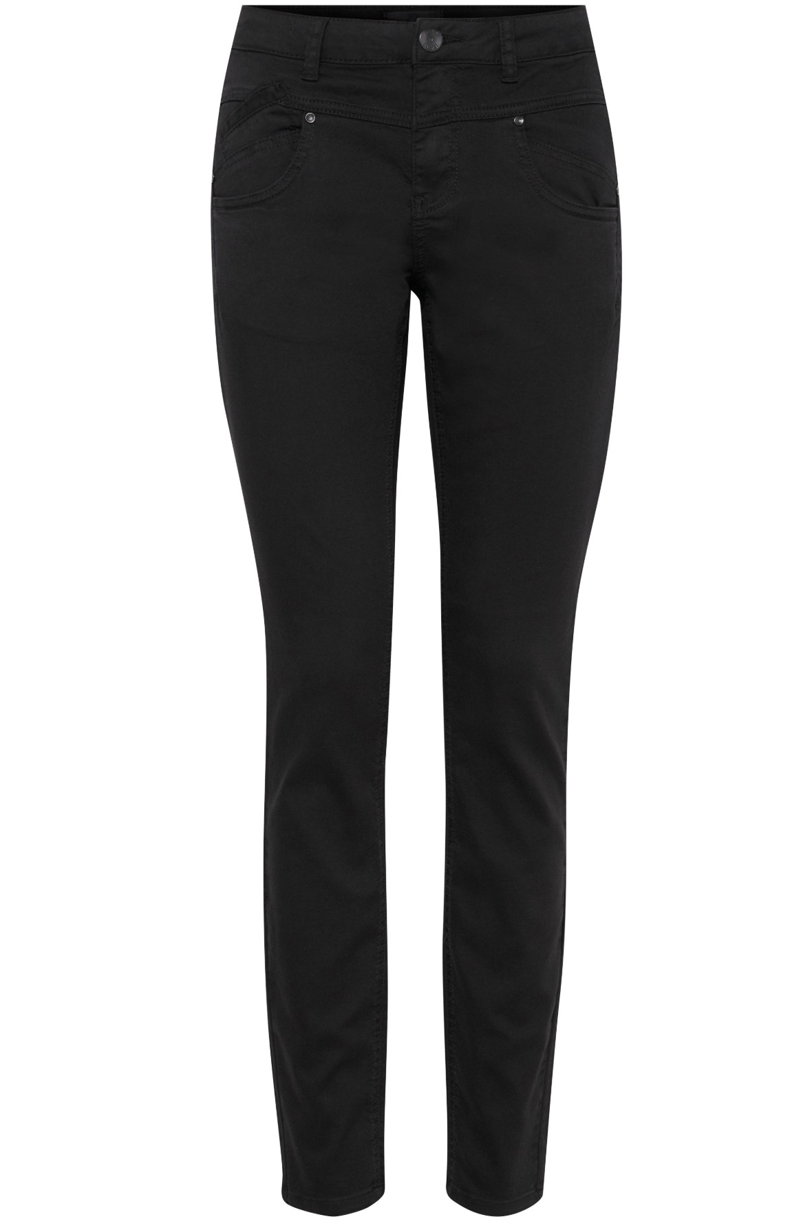 Adept champion Arena Pulz carmen highwaist skinny jeans i sort til damer - Hos Lohse