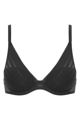 Passionata - Graphic Plunge T-shirt Bra Sort