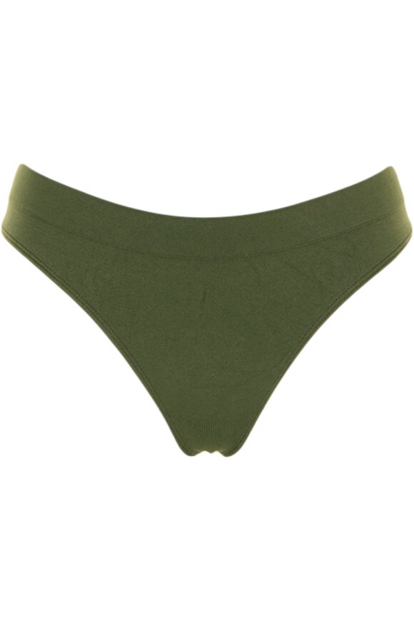 Lucia Seamless String Solid - Grøn