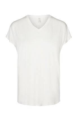 SoyaConcept - Marica 32 Basis T-shirt - Off White - Lyocell