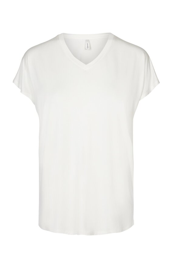 Soyaconcept - Marica 32 Basis T-shirt - Off White - Lyocell