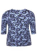 Zhenzi - Garm Grafisk - Bluse - Blå