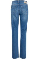 Pulz - Karolina Fit Jeans - HighW Straight Leg - Medium Blue Denim