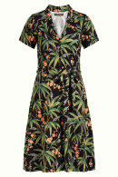 King Louie - Emmy Dress Tahiti - Tropisk Print Sort