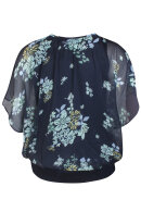 Zhenzi - Vaga Bluse - Blomstret Print - Mørkeblå