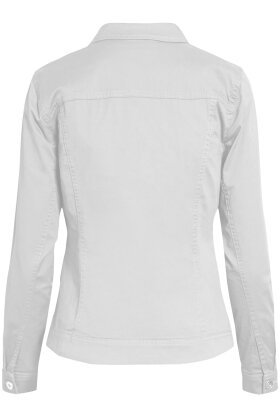 Brandtex - Kort Jakke - Denim Look - Hvid