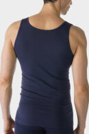 Mey Mænd - Fineste Kvalitet - Peru Pima - Undertrøje - Smal Strop - Mørkeblå
