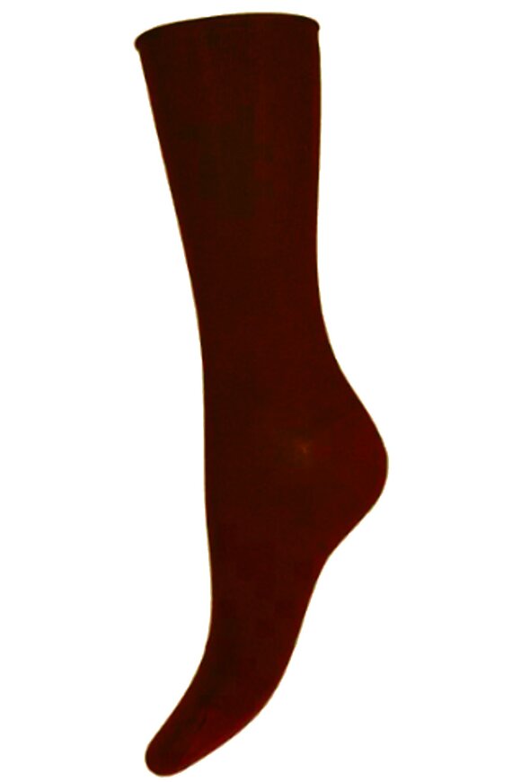 Decoy - Finstrikket Ankelsokker - Ankle Socks - Bordeaux