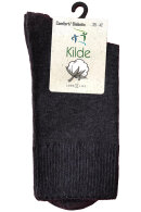 Kilde - Comfort Diabetic Cotton Sokker - Mørkegrå