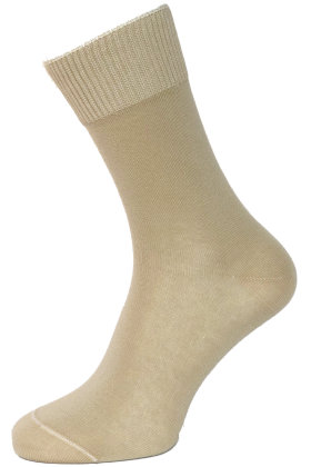 Kilde - Comfort Diabetic Cotton Sokker - Beige