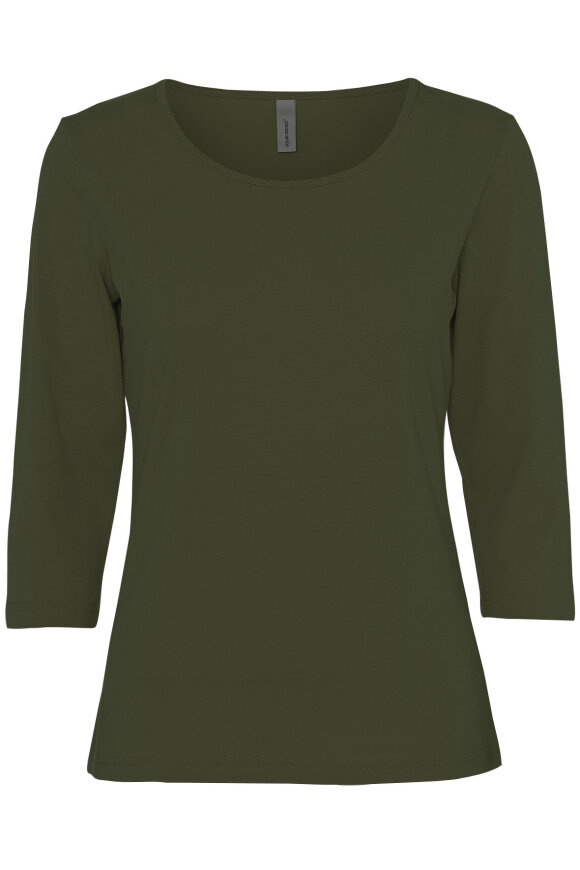 SoyaConcept - Sc Pylle 32 - T-shirt 3/4 Ærme - Army