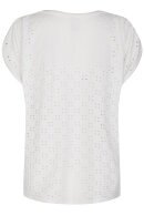 SoyaConcept - Sc Ingela 1 - T-shirt - Broderie en Anglais - Hvid