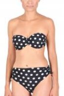 Naturana - Polka - Bikinitop - Balconette - Stropløs - Sort