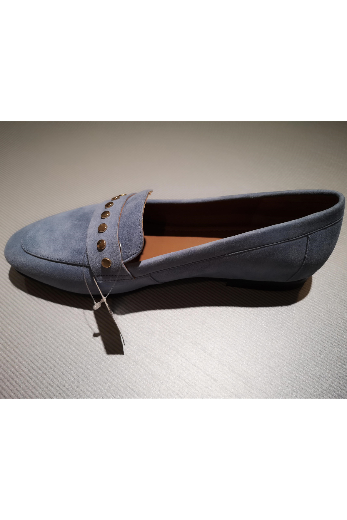 tonehøjde median Passende Micha flad sko i lyseblå med flad sål og fast hæl - dame - UDSALG - Hos  Lohse