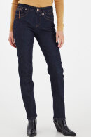 Pulz - Karolina - Highwaist - Straight Leg - Mørk denim