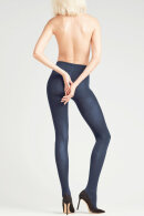 Falke - Family Tights - Strømpebukser Bomuld - Mørkeblå