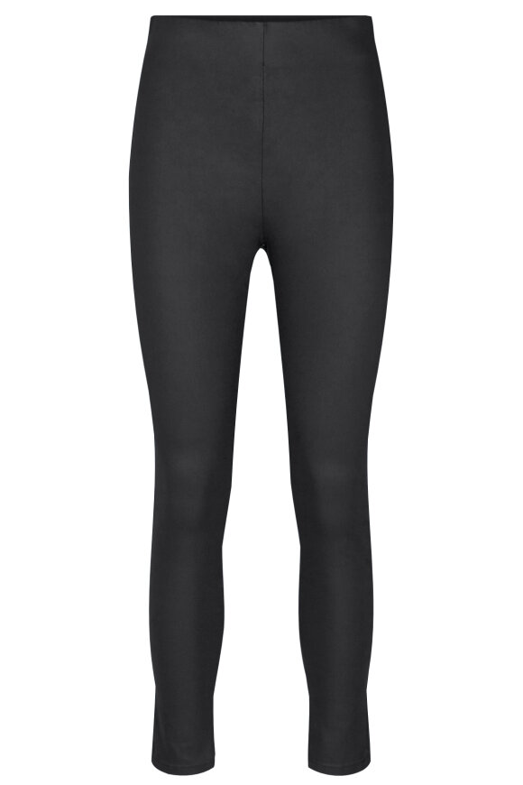 SoyaConcept - Nero - Skind Look - Super Slim Fit Bukser - Sort