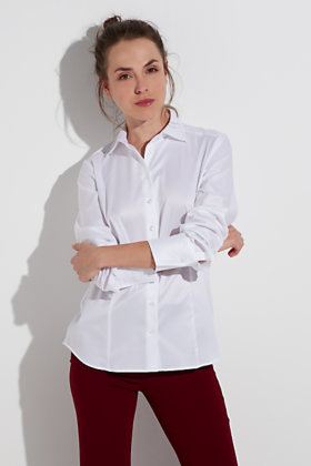 ETERNA - Skjorte - Classic Cover Shirt - Hvid