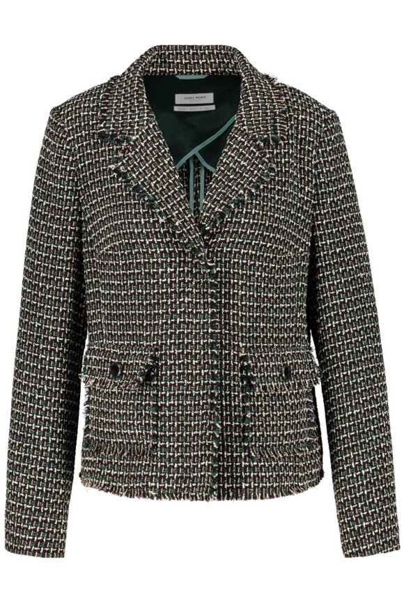 Gerry Weber - Vævet Blazer Jakke - Sort