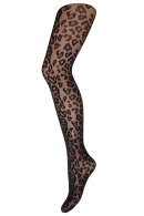 Decoy - Leopard Jacquard 20D - Fashion Tights - Strømpebukser