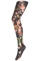 Hype the Detail - Tights Floral Multicolor 60D - Grøn