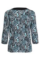 Brandtex - Grafisk Print - Bluse - Sort