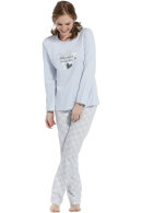 Pastunette - Detaljerig Pyjamas - Lyseblå