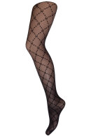 Hype the Detail - H Logo Tights All Black 25D - Fashion Tights - Strømpebukser