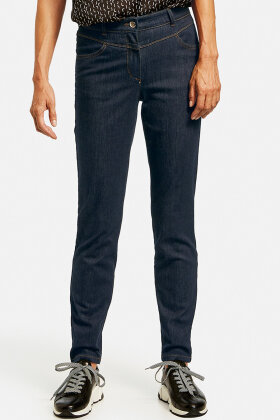 GERRY WEBER - Sporty Elastiske Denim Jeans - Fade Out - Mørk