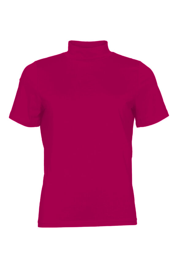 Micha - Basis T-shirt - Turtleneck - Pink