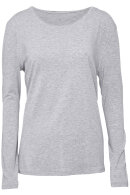 JBS of Denmark - Bamboo Blend LS Top - Langærmet T-shirt - Gråmelange