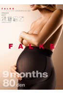 Falke - 9 Months 80Denier - Graviditets Leggings - Sort