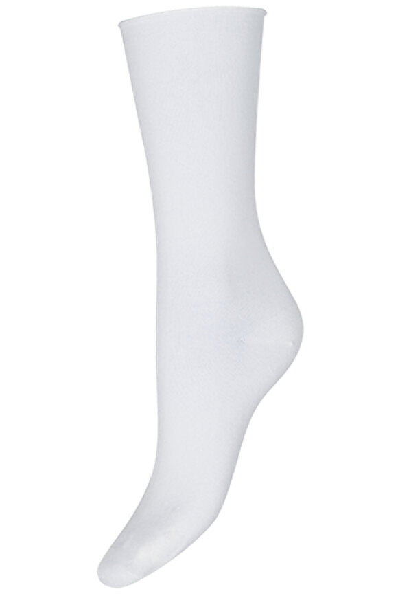Decoy - Finstrikket Ankelsokker - Ankle Socks - Hvid
