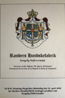 Randers handsker - Lammeskind & Fleece - Mørkerød