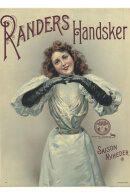 Randers handsker - Classic Lamp & Fleece - Rød
