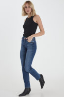 Pulz - Sandra - High Waist & Straight leg - Medium Blue Denim