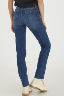 Pulz - Sandra - High Waist & Straight leg - Medium Blue Denim