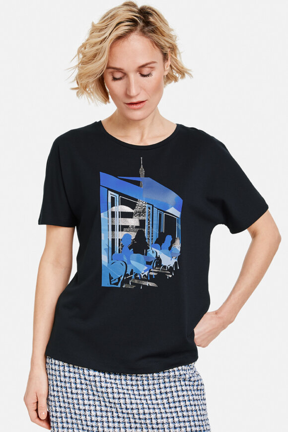 Gerry Weber - Parisienne - T-shirt - Mørkeblå
