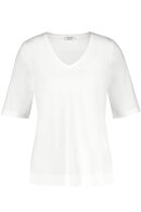 Gerry Weber - T-shirt - V Hals - Halve Ærmer - Off White