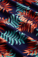 King Louie - Mona Dress Palo Verde - Blad Print - Kjole - Mørkeblå