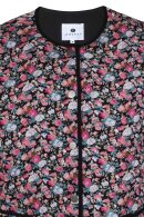 Zhenzi - Izora 965 - Blomstret Quilt Viskose Vest - Pink